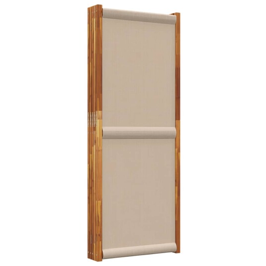  Romdeler 5 paneler gråbrun 350x180 cm 8721012464322