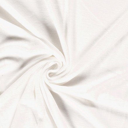 Balsløw Velurstoff i bomull 150 cm 51 Off White 50 cm