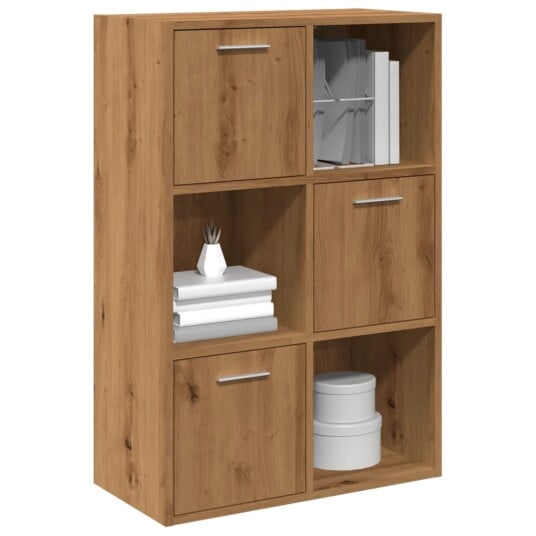 Bokhylle artisan eik 60,5x30x90 cm konstruert tre