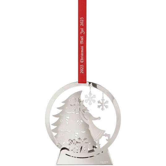 Georg Jensen 2025 Juleuro Snøkule Palladiumplettert Georg Jensen 2025 Juleuro Snøkule Palladiumplettert