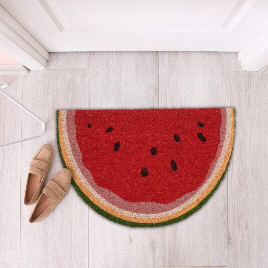 Rxs Halvrund dørmatte vannmelon