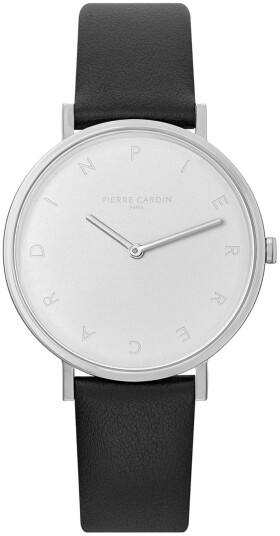 Pierre Cardin Dameklokke CBV.1001 Belleville Tribute Hvit/Lær Ø39 mm