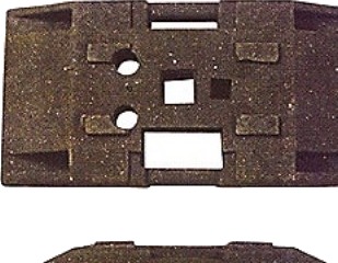 Fod T/Hegn & Afspærringscylind - 22 Kg, Stabelbar, Pe-Genbrugsplast