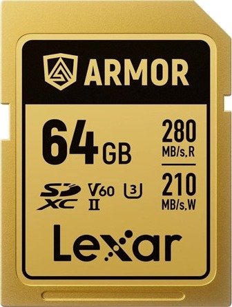 Lexar Armor Gold SD - 280MB/s - 64GB