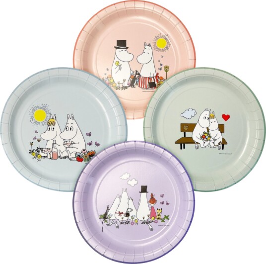 Design House 95 Papptallerken Mummi 8-pakning 203245 Design House 95 Papptallerken Mummi 8-pakning 203245