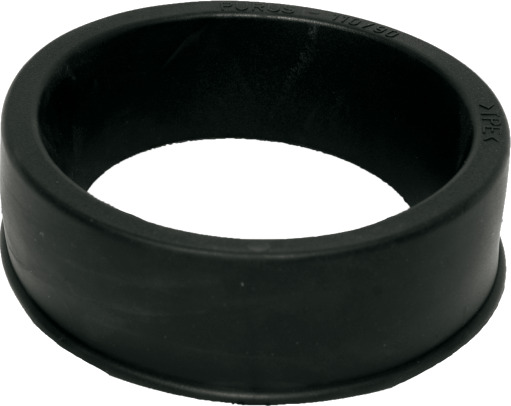 Purus Gummimansjett 110 mm Svart for Innendørsavløp