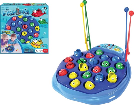 Fiskedam Barnespill for 2-4 Spillere - Klassisk Fiskespill fra 3 År