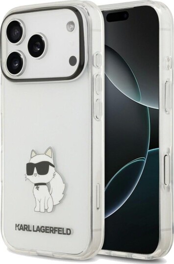 Karl Lagerfeld IML NFT Choupette-etui til iPhone 18 Pro / 17 Pro Gjennomsiktig