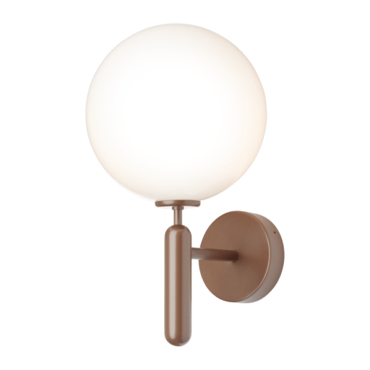 Nuura - Miira Utendørs Vegglampe Dark Bronze/Opal