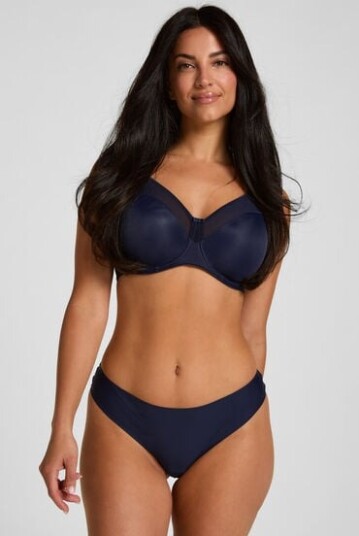 Hunkemöller Invisible brasiliansk truse Lace Back Blå