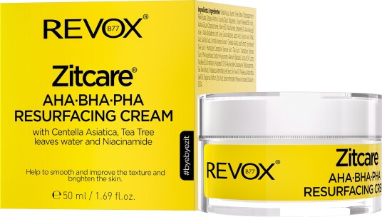 Revox AHA/BHA/PHA Ansiktskrem 50 ml - Parabenfri, Dermatologisk Testet Revox AHA/BHA/PHA Ansiktskrem 50 ml - Parabenfri, Dermatologisk Testet