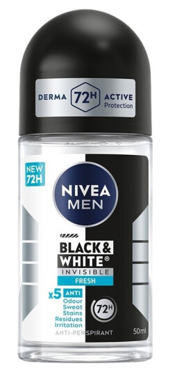 NIVEA Men Deo Black & White Fresh Roll-On 50ml