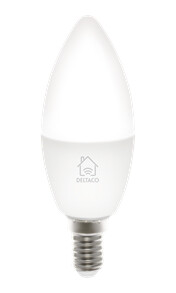 Deltaco Smart E14 Vit Dimbar 5W Wi-Fi 2700K-6500K Deltaco Smart E14 Vit Dimbar 5W Wi-Fi 2700K-6500K