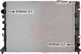 VAN WEZEL 30012728 Radiator motorkjøling VAN WEZEL 30012728 Radiator motorkjøling
