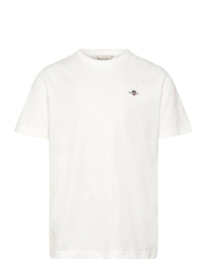 Gant Kids Shield Ss T Shirt White 128