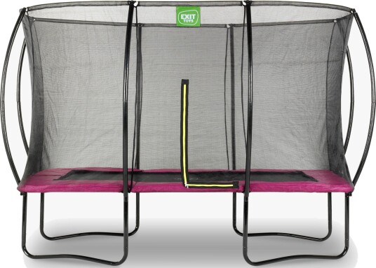 Exit Silhouette Trampoline Inkl. Sikkerhetsnett 244x366 cm, Rosa Exit Silhouette Trampoline Inkl. Sikkerhetsnett 244x366 cm, Rosa