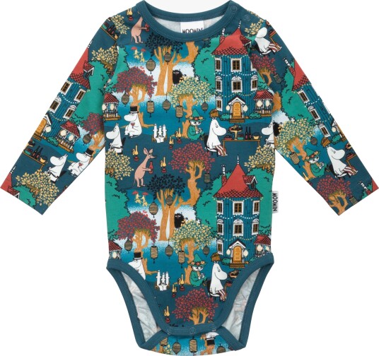 MUMIN Festlighet Body - Blue - 62 MUMIN Festlighet Body - Blue - 62