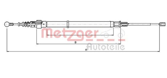 Bremsewire METZGER 10.7139