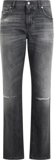 Dolce & Gabbana Herre Jeans Grå L,