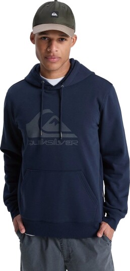 Quiksilver Comp Logo Hoodie Navy S