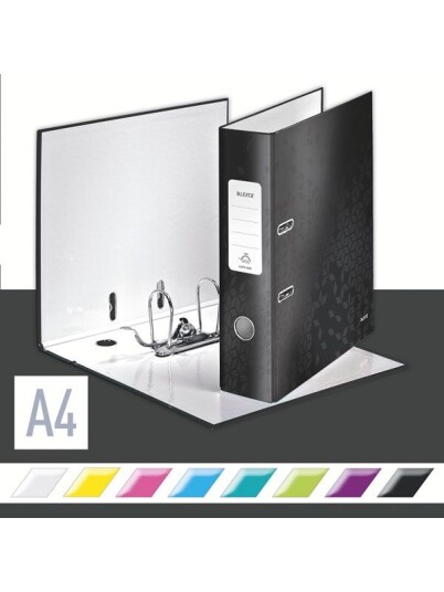 Leitz Brevordner 180 WOW Laminert kartong A4/80mm Leitz Brevordner 180 WOW Laminert kartong A4/80mm