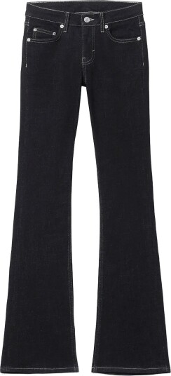 Weekday Luna Low Rise Skinny Bootcut Jeans BLUE RINSE 27 x 34 Weekday Luna Low Rise Skinny Bootcut Jeans BLUE RINSE 27 x 34