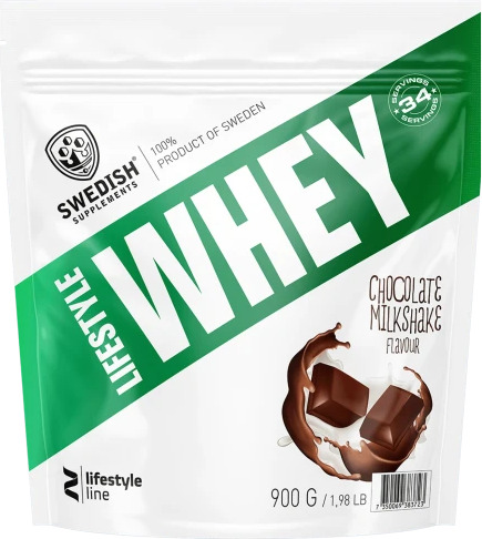 Swedish Lifestyle Whey 900g Chocolate Milkshake