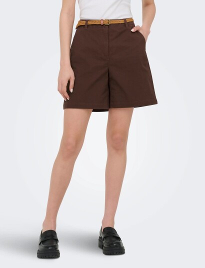 JDY Jdychicago Mw Bermuda Shorts Wvn Noos Brown M