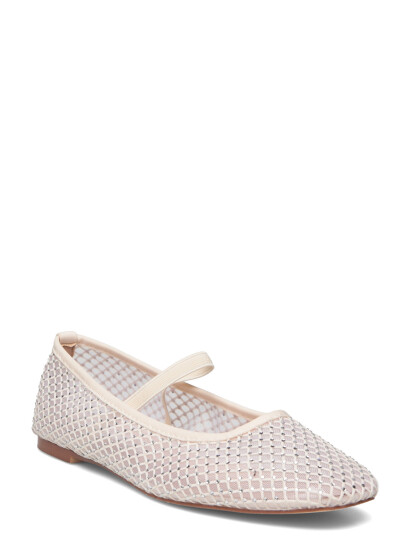 Bianco Bialilja Mesh Ballerina - White - 41
