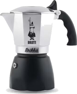 Bialetti Brikka Mokkagryte 0,1 l Sort Rustfritt stål Aluminium 2 kopper Termoplast Bialetti Brikka Mokkagryte 0,1 l Sort Rustfritt stål Aluminium 2 kopper Termoplast