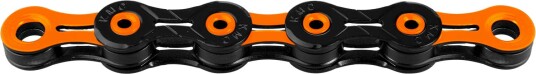 KMC 11 speed X 11 SL DLC Super Light Oransje/sort