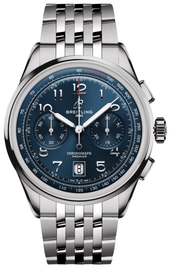 Breitling Herreklokke AB0145171C1A1 Premier Blå/Stål Ø42 mm