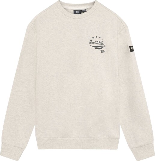 Indian Blue Jeans Collegegenser Loose Passform Sand Melert Indian Blue Jeans 14 år (164) Collegegenser Beige Grå