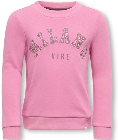 Kids Only Kmgfiesta Mni sweatshirt småbarn Cashmere Rose 92