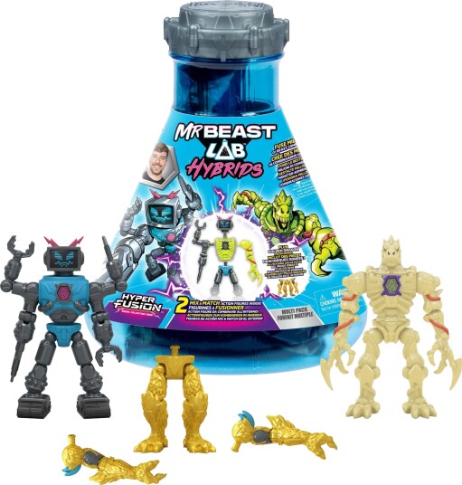 Beast Lab MrBeast Lab Hybrids Samlefigurer 2 Pakk Beast Lab MrBeast Lab Hybrids Samlefigurer 2 Pakk
