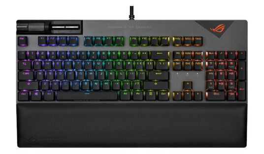 ASUS ROG STRIX FLARE II - RED NX - ND - Gamingtastatur - Nordisk - Svart ASUS ROG STRIX FLARE II - RED NX - ND - Gamingtastatur - Nordisk - Svart
