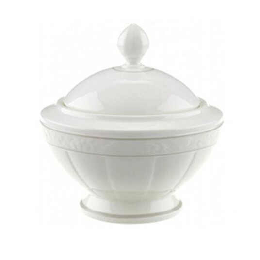 Villeroy & Boch Gray Pearl sukkerskål 35 cl Villeroy & Boch Gray Pearl sukkerskål 35 cl