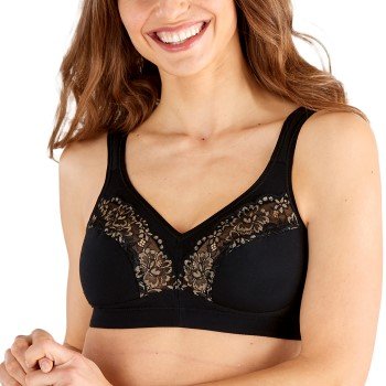 Swegmork BH Fairtrode Soft Bra Svart okologisk bomull D 95 Dame