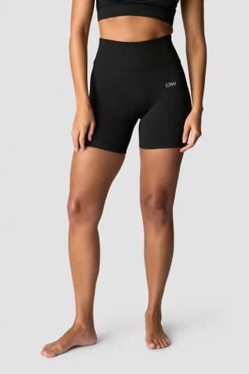Icaniwill Soft Seamless Shorts Dame Black XL Icaniwill Soft Seamless Shorts Dame Black XL