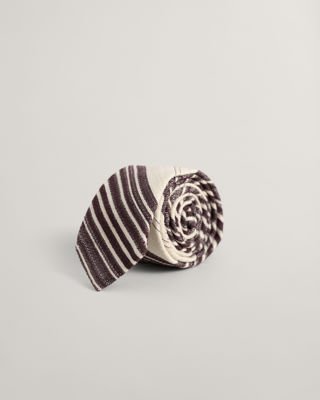 Stripete slips i råsilke CREAM ONESIZE