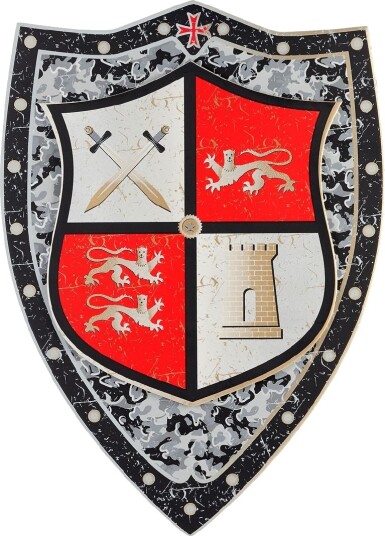 Souza Kostymer Skjold Gerard Grå Souza OneSize Kostymer Rød 105687-NC
