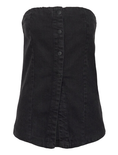 NORR Ninni Long Tube Top - Black - 40