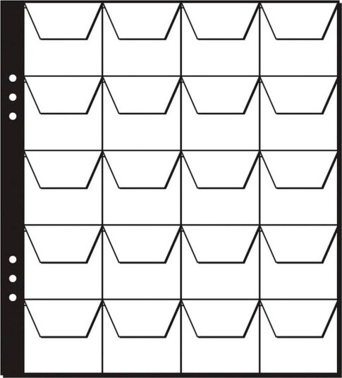 Pagna Myntlomme 20 rom 22x24cm 5 pk Transparent