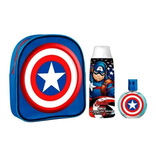 Capitán América Sett Barneparfymer Capitán América Edt 3 Pcs Capitán América Sett Barneparfymer Capitán América Edt 3 Pcs