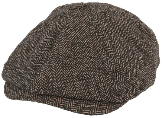 Brixton Hatt - Brood Snap Caps - Unisex - brun Brixton Hatt - Brood Snap Caps - Unisex - brun