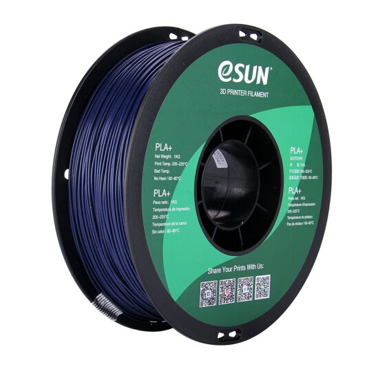 eSUN PLA+ 1.75mm 1kg - Dark Blue