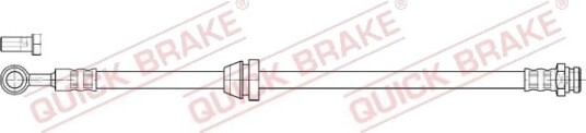 Bremseslange QUICK BRAKE 50.854X