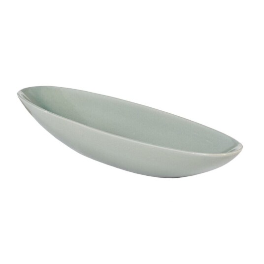 Bigbuy Home Bordduk 39,5 X 10,5 X 5 Cm Keramikk Lyse Blå