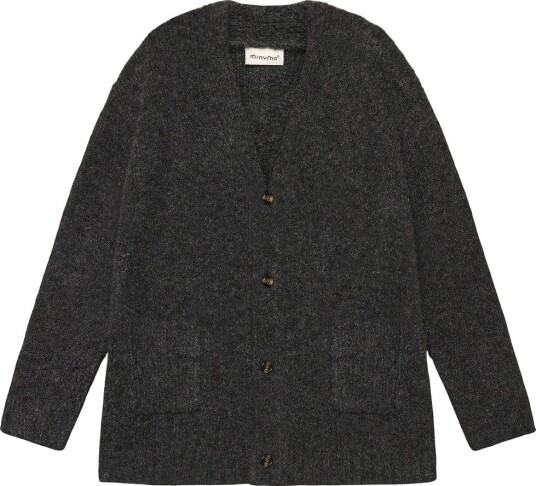 Minymo Cardigan Strikk Iron Oksid Minymo 6 år (116) Cardigan Grå