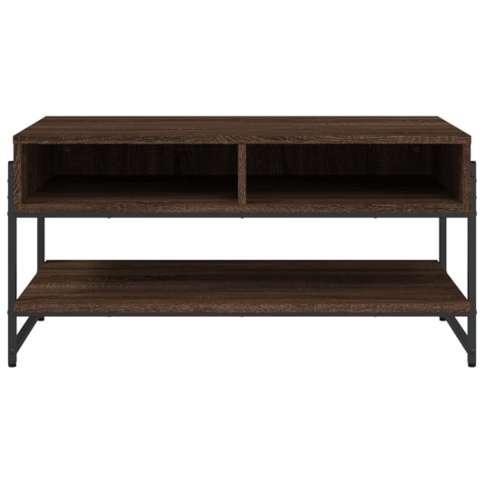 Salongbord brun eik 90x50x45 cm konstruert tre 8721012340237